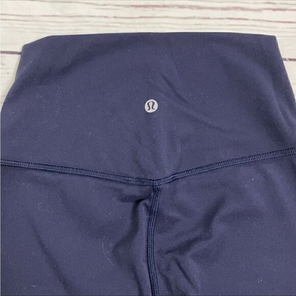 Lululemon Navy Blue Crop Leggings - Picture 9 of 10